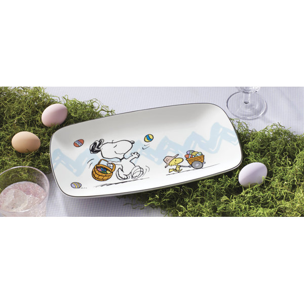 Lenox Peanuts Easter Snoopy Hors D'Oeuvres Tray Wayfair